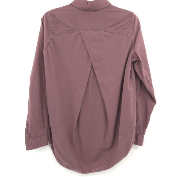 Lululemon Full Day Ahead button down shirt Size 4 long sleeve cotton flannel - Picture 8 of 8